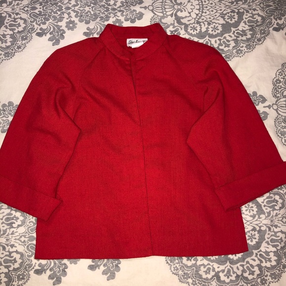 Vintage Yves Jennet red blazer - Picture 1 of 4